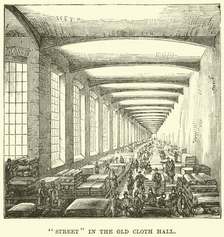 Rue dans le Vieux Hall des Drapiers - English School