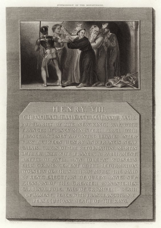 Suppression des monastères - English School