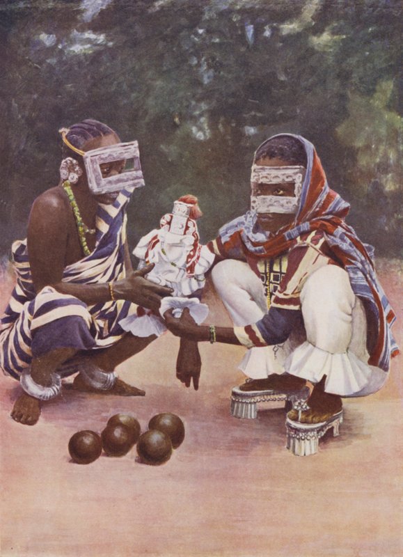 Femmes swahilies avec un fétiche, Zanzibar - English School