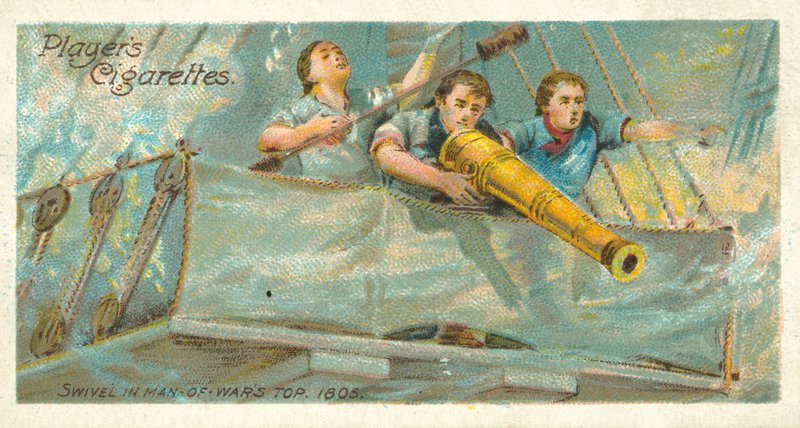 Pivot dans le sommet du navire de guerre - English School