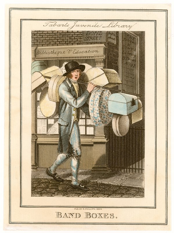 Bibliothèque juvénile de Tabart. Boîtes à chapeaux - English School