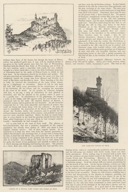 Teck et ses ducs (lithographie) - English School