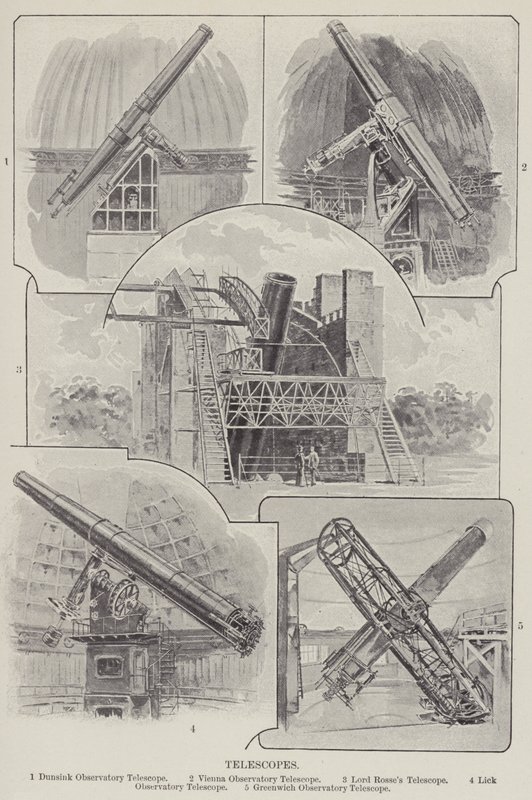 Télescopes (gravure) - English School