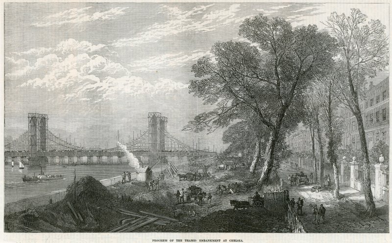 Embankment de la Tamise à Chelsea - English School