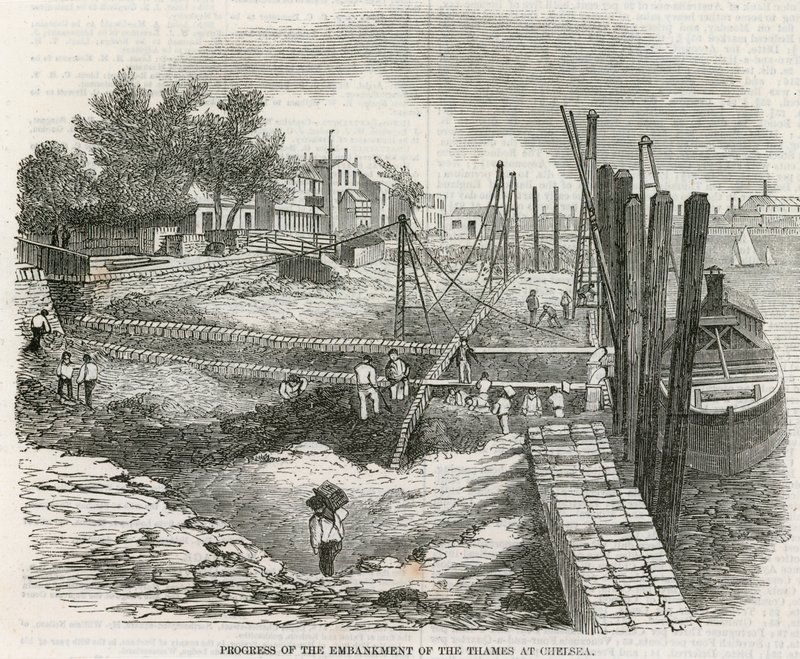 Embankment de la Tamise à Chelsea - English School