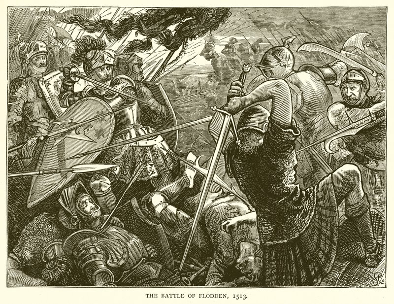 La bataille de Flodden, 1513 - English School