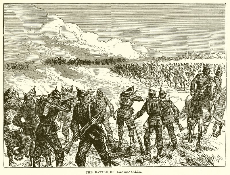 La bataille de Langensalza - English School