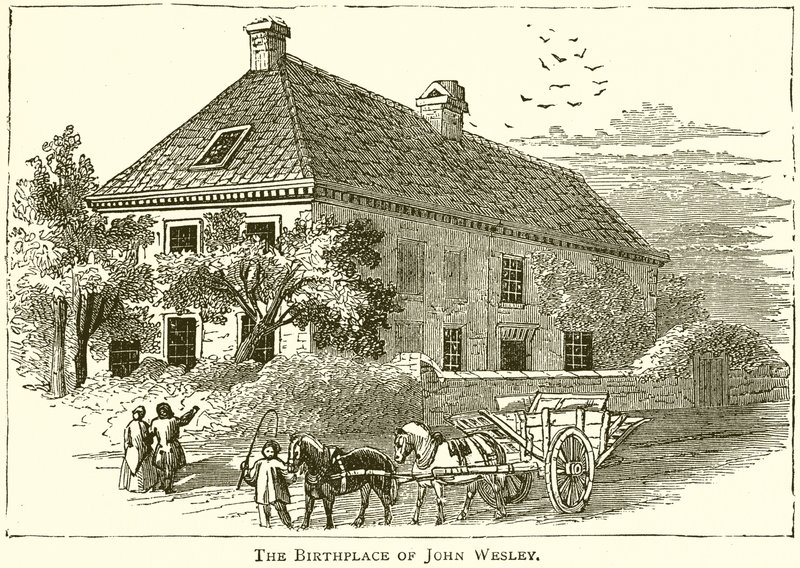 Le lieu de naissance de John Wesley - English School