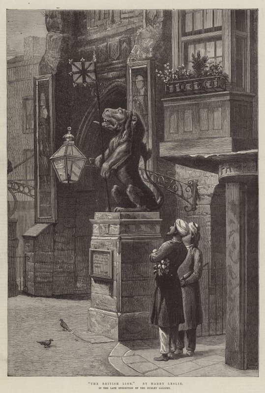 Le lion britannique (gravure) - English School
