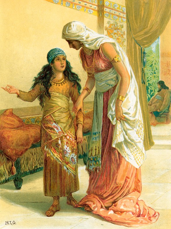 La servante captive - English School