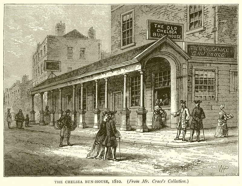La maison des Chelsea Bun, 1810 - English School