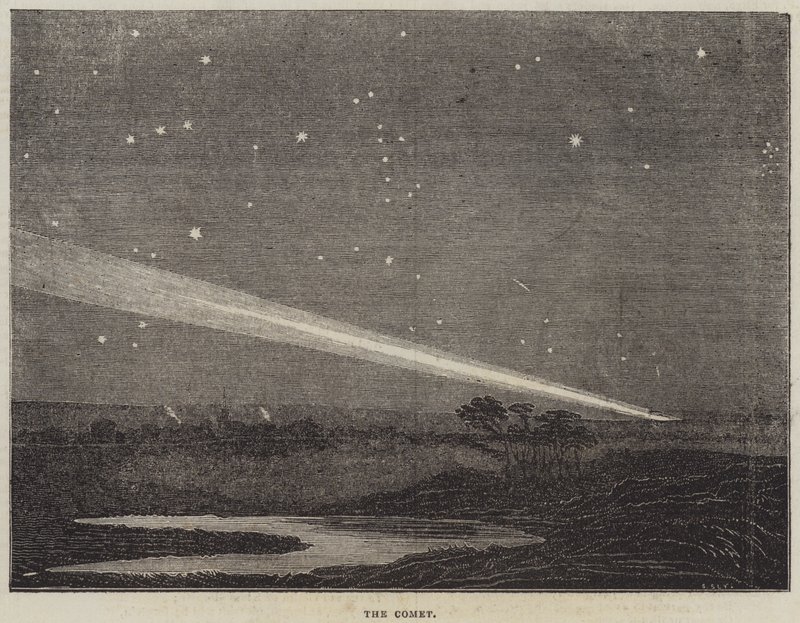 La Comète (gravure) - English School