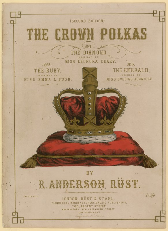 Les Polkas de la Couronne par R Anderson Rust - English School