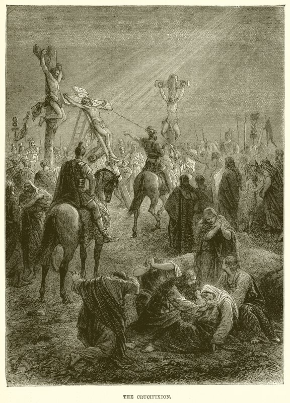 La crucifixion - English School