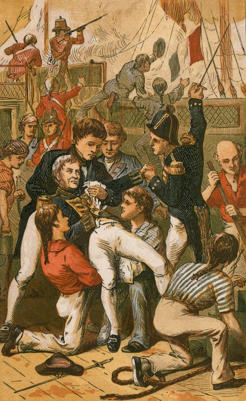 La mort de Lord Nelson - English School