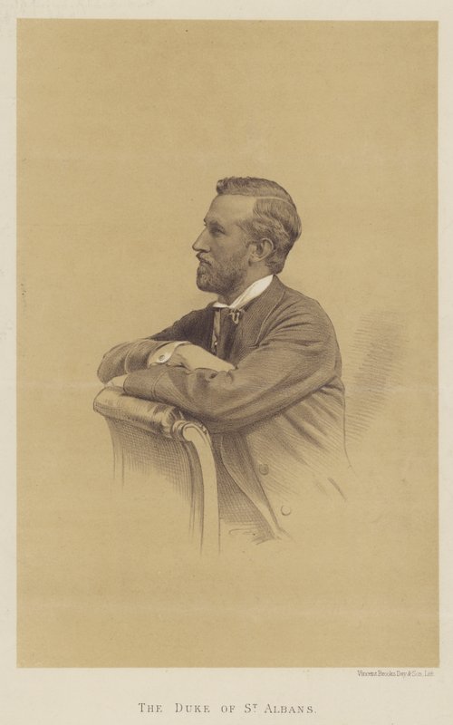 Le duc de St Albans (lithographie) - English School