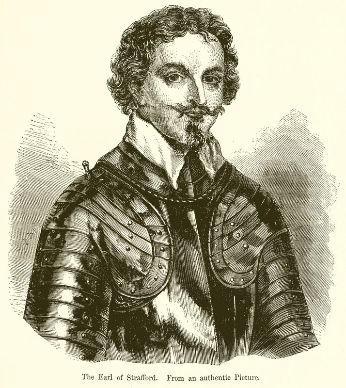Le comte de Strafford - English School