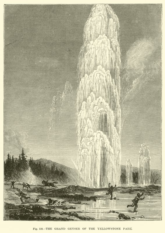 Le Grand Geyser du parc de Yellowstone - English School