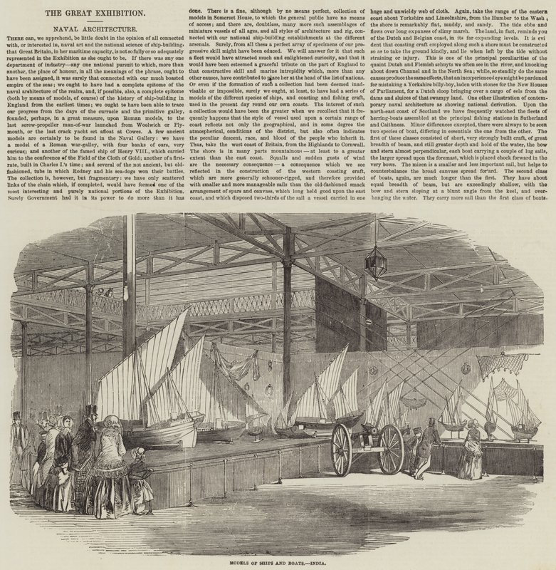 La Grande Exposition (gravure) - English School