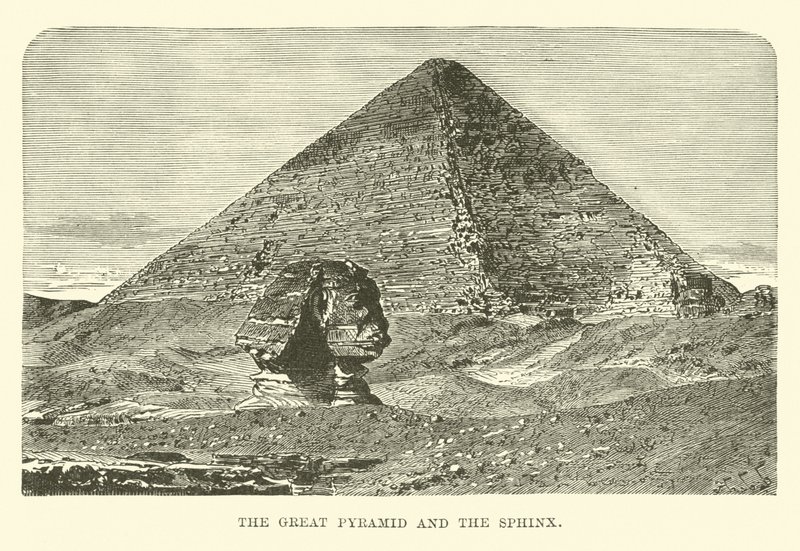 La grande pyramide et le Sphinx - English School