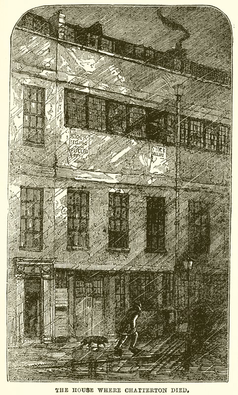 La maison où Chatterton est mort - English School