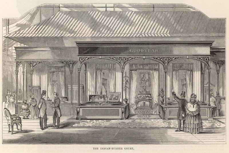 La cour de caoutchouc indien, Crystal Palace - English School