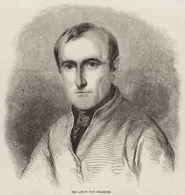 Feu M. Paul Delaroche (gravure) - English School