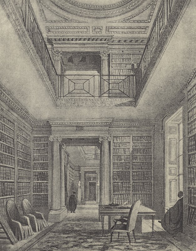 La Bibliothèque, 1844 - English School