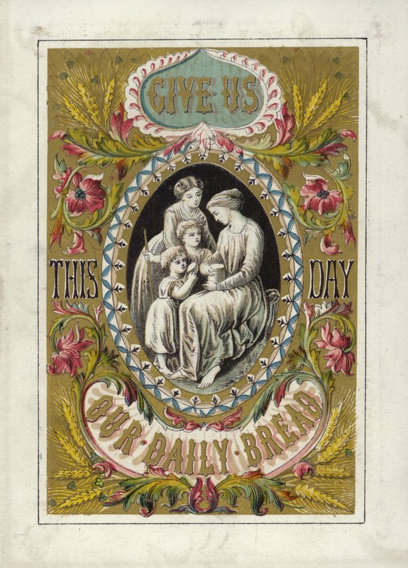 Le Notre Père (lithographie en couleur) - English School