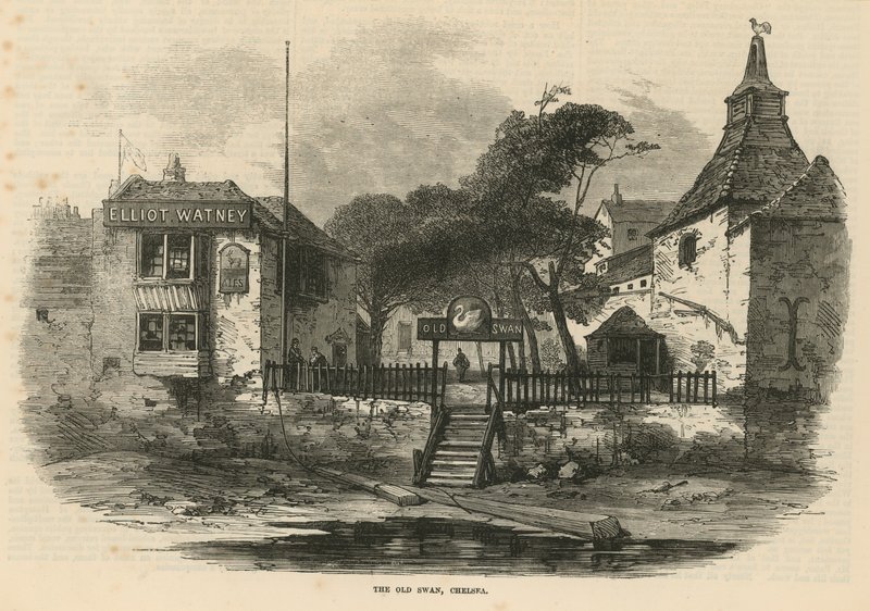 Le vieux pub Old Swan à Chelsea - English School