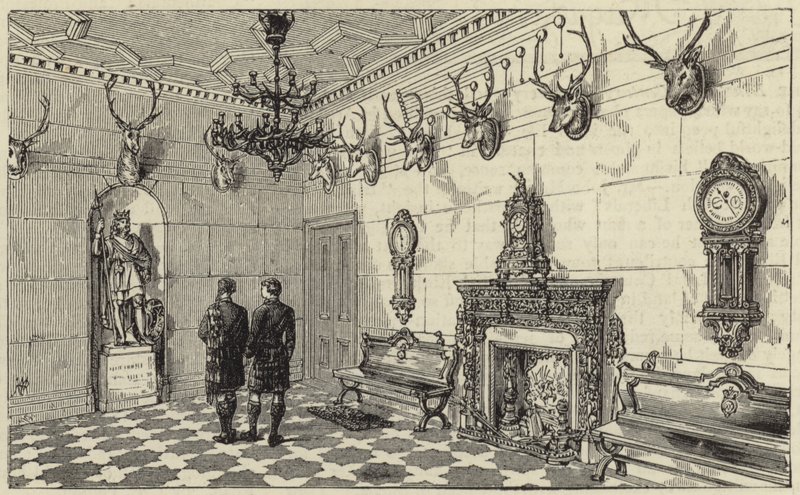 La Reine à Balmoral - English School