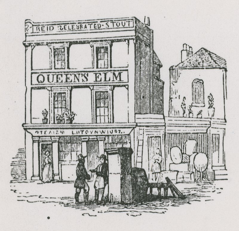 Le pub Queens Elm à Chelsea - English School