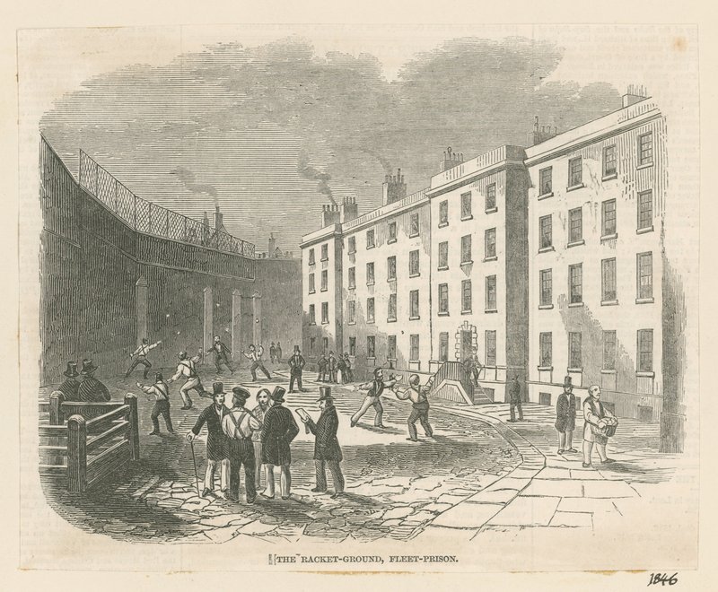 Le terrain de jeu de la prison de Fleet - English School