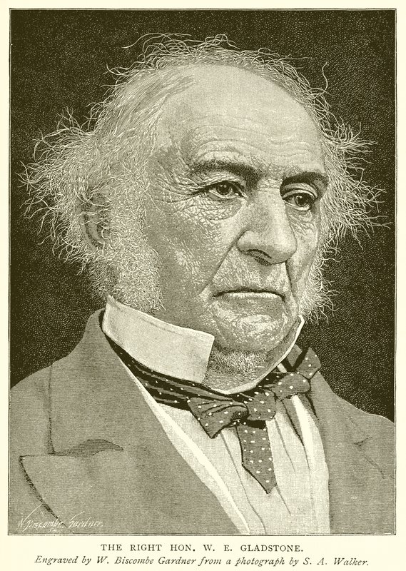 Le très honorable W.E. Gladstone - English School