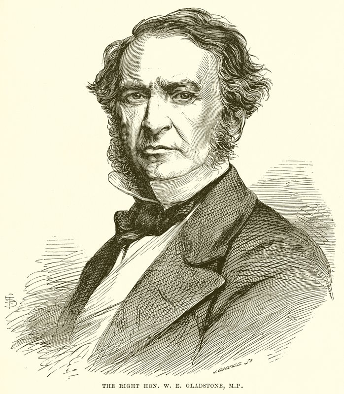 Le très honorable W. E. Gladstone, M.P. - English School