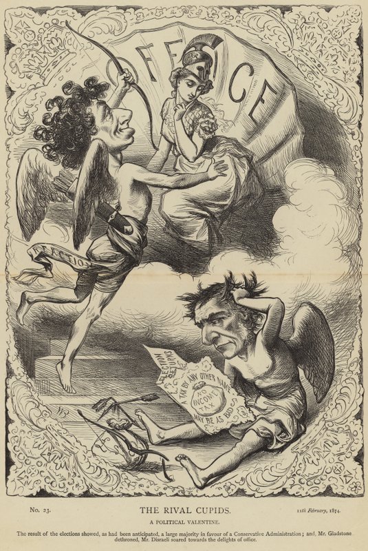 Les cupidons rivaux - English School