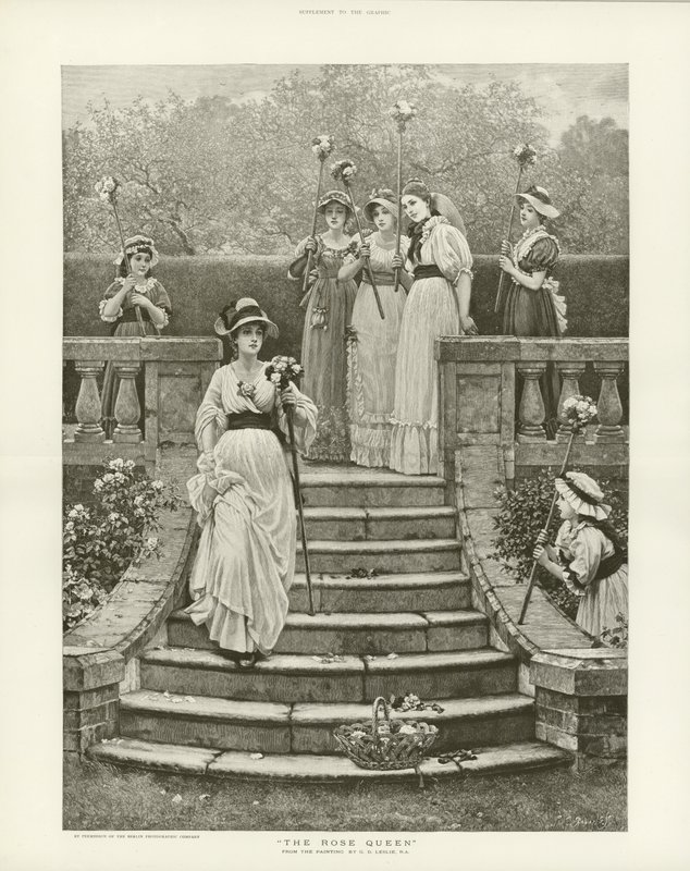 La reine des roses - English School