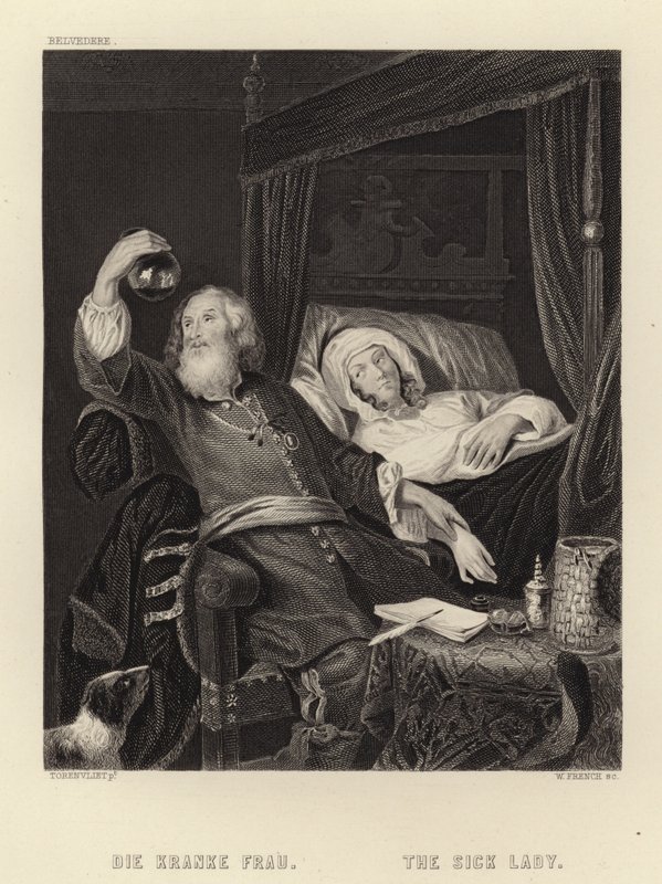 La Dame Malade - English School
