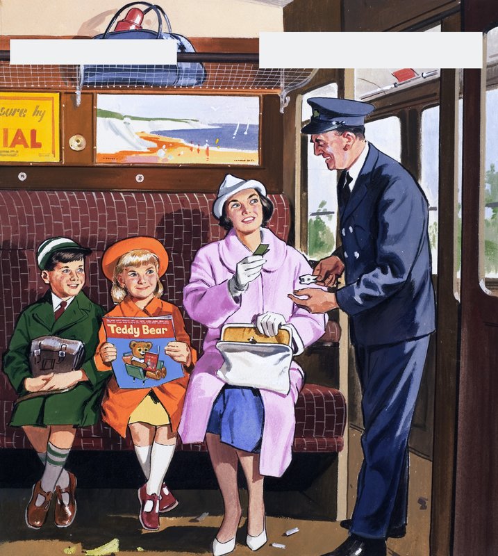 Le contrôleur de billets - English School