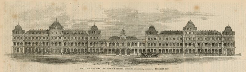 Les bureaux de la guerre et des affaires étrangères - English School