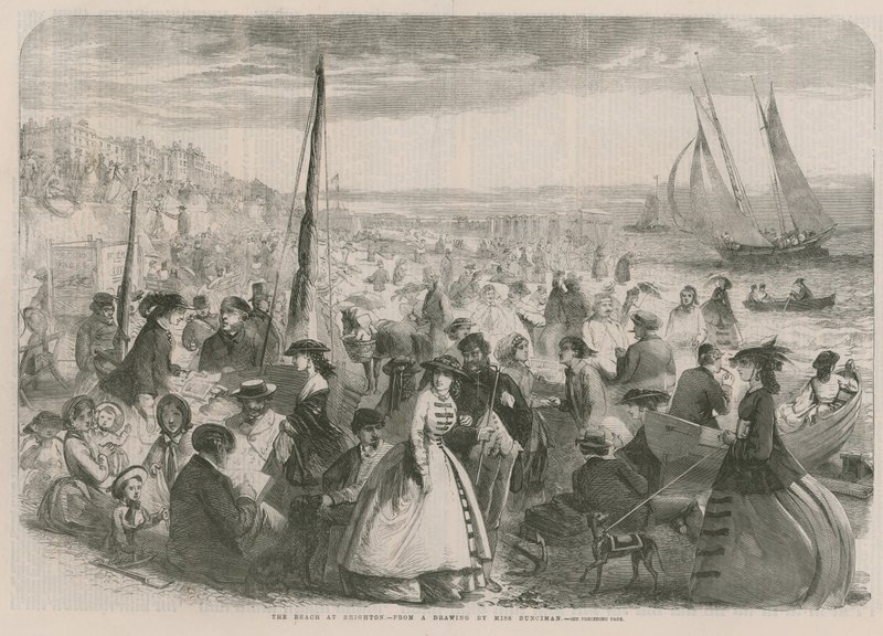 La plage à Brighton - English School
