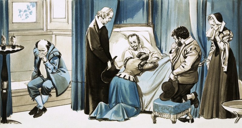 La mort de Don Quichotte - English School