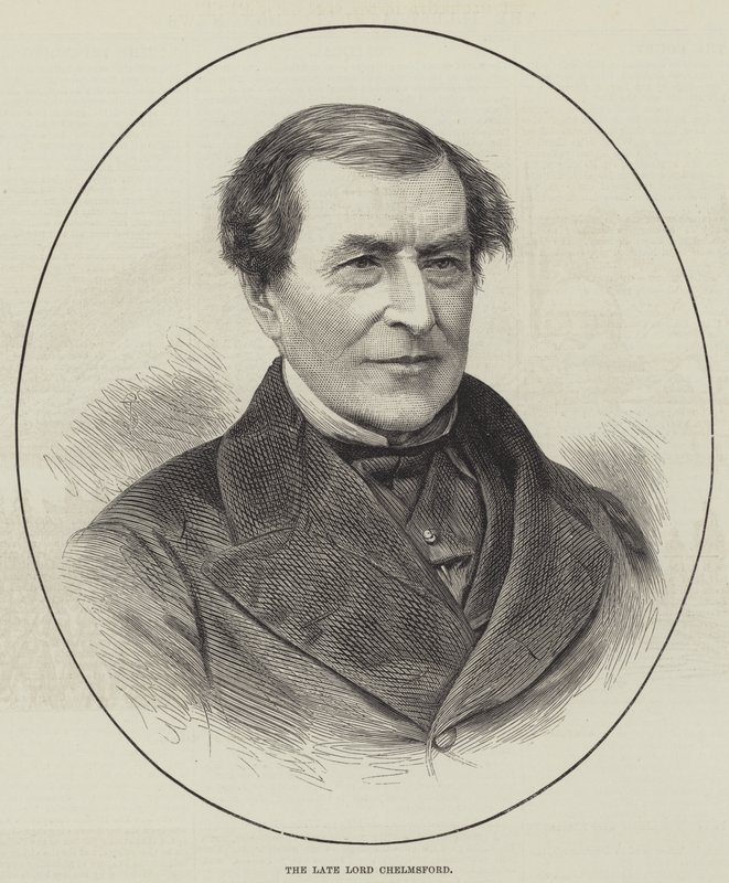 Feu Lord Chelmsford (gravure) - English School