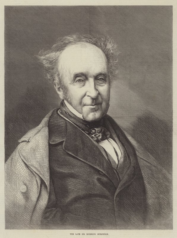 Feu Sir Roderick Murchison (gravure) - English School