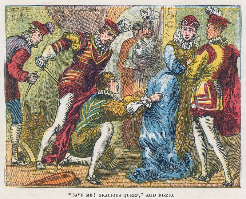 Le meurtre de Rizzio - English School