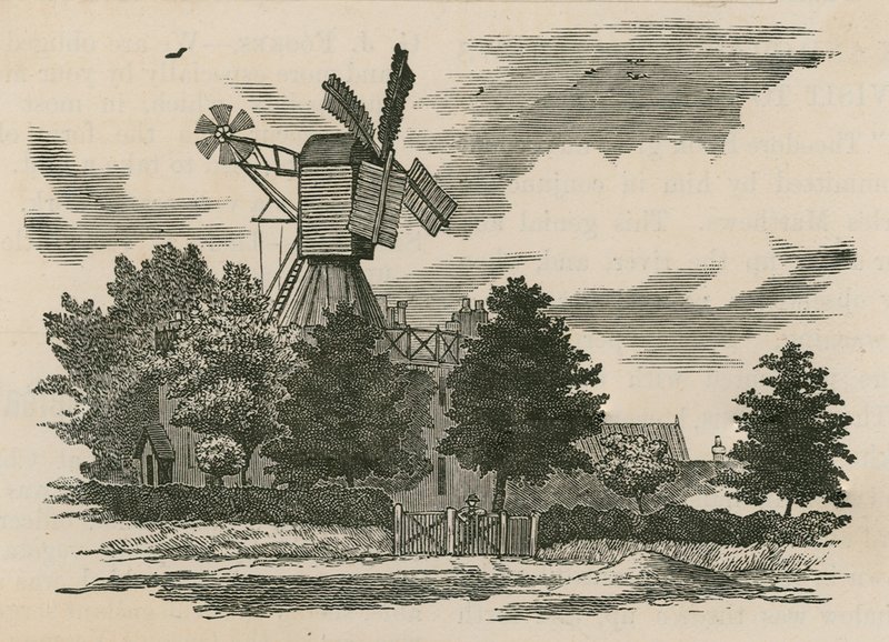Le vieux moulin sur Wimbledon Common - English School