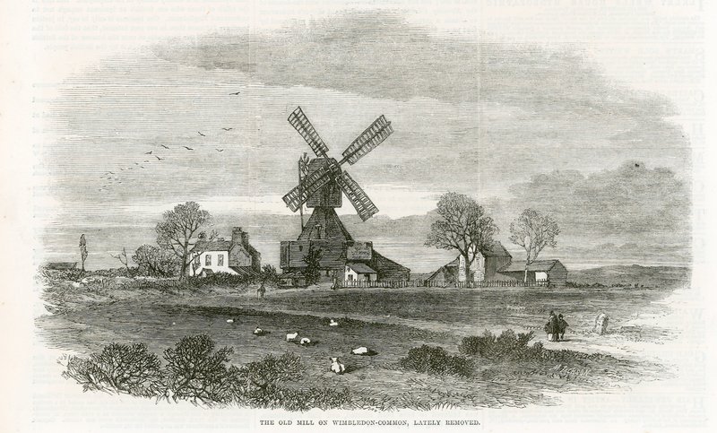 Le vieux moulin sur Wimbledon Common - English School