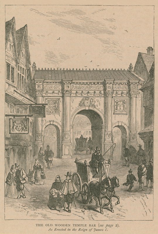 Le vieux Temple Bar en bois - English School
