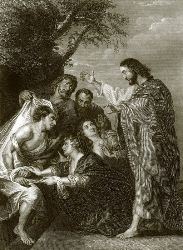 La résurrection de Lazare - English School