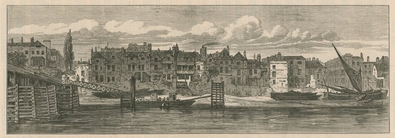 Le bord de la rivière de l